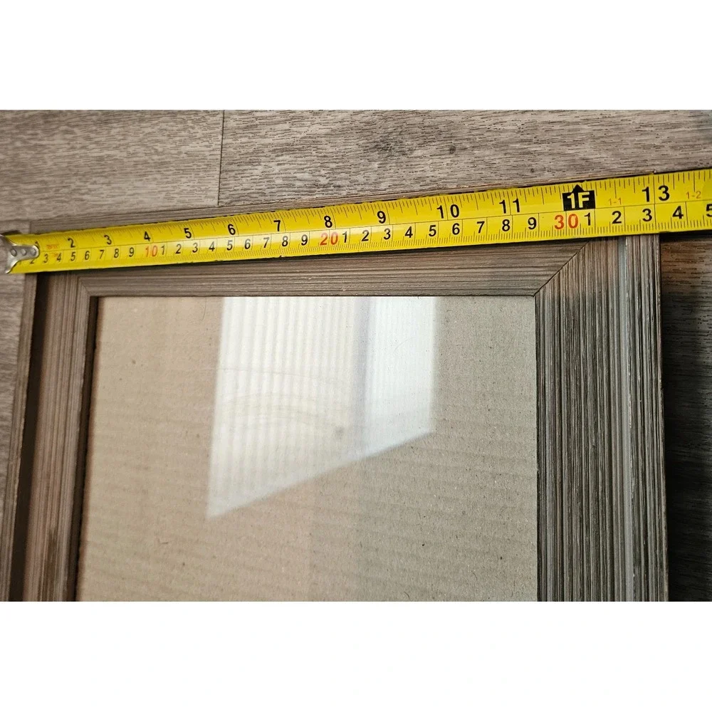 Faux Wooden Photo Frame Free standing 11x13 Glass picture insert